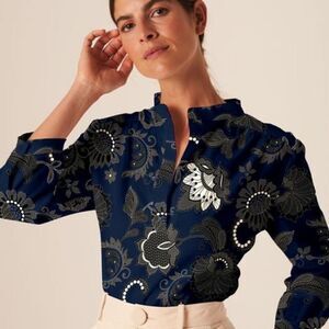 Tucker Jane Top Legacy Lace in Light Weight Cotton